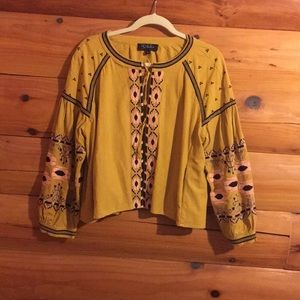 This mustard jacket is a cool add-on for lots!